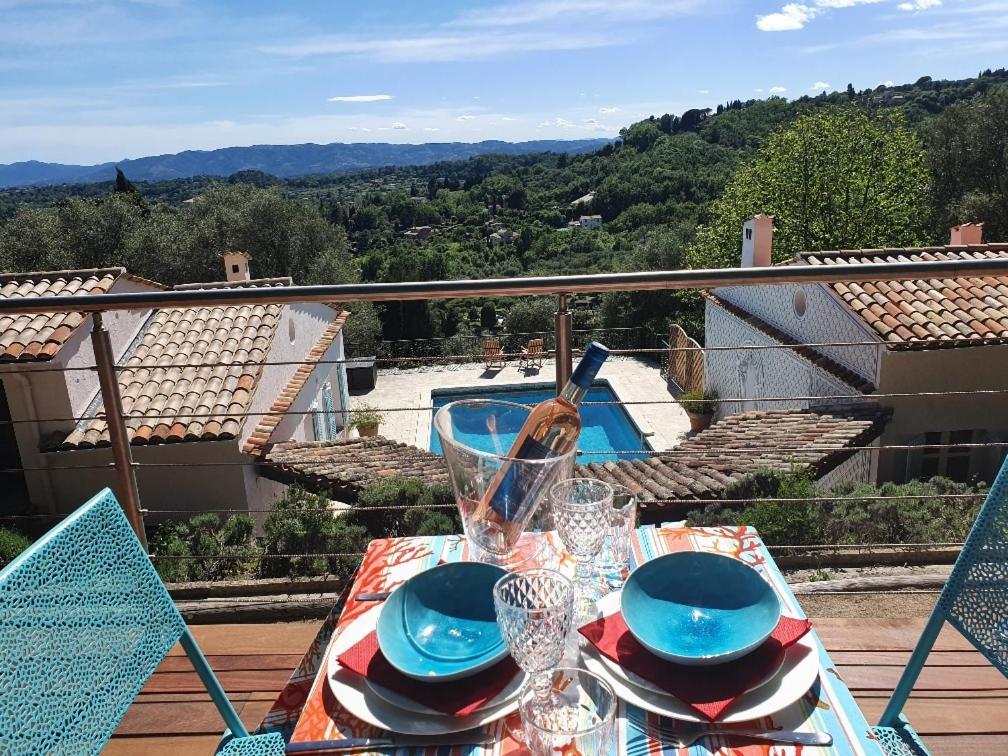 Apartment Picasso In Large Park With Heated Pool Chateauneuf-Grasse Eksteriør bilde